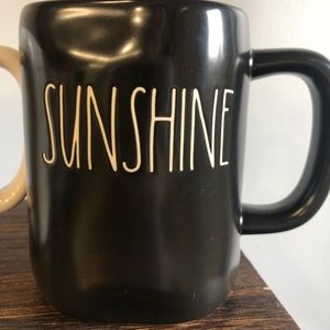 Rae Dunn Sunshine Black Mug